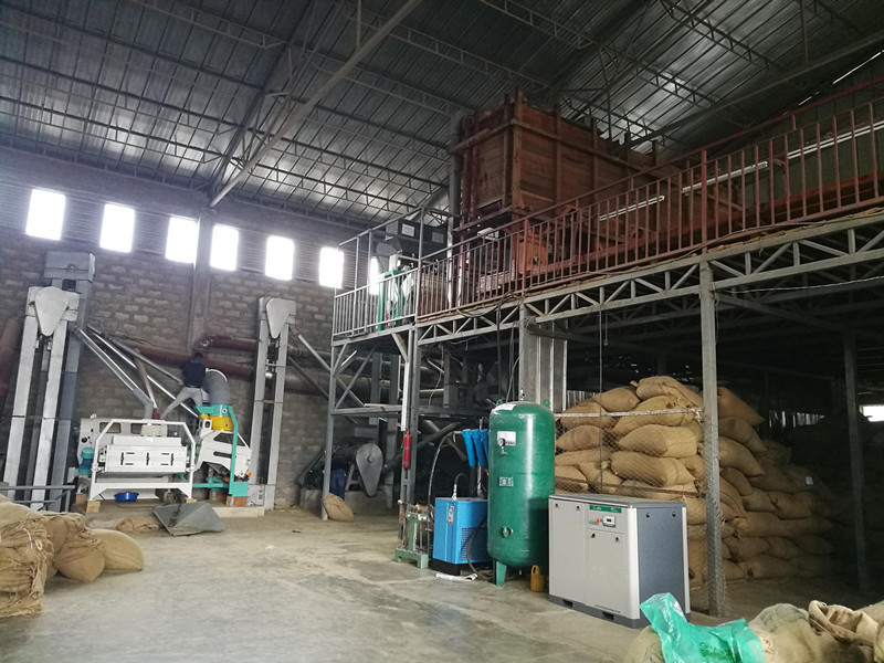 160T/Day Coffee Bean Cleaning Plant Built in Ethiopia