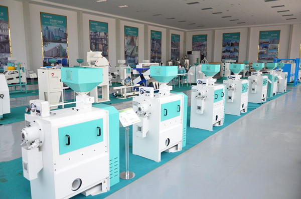 Soybean Peeling Machine exhibition hall.jpg