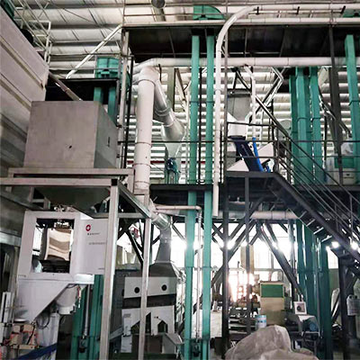 Bean Peeling, Splitting and Grinding Plant