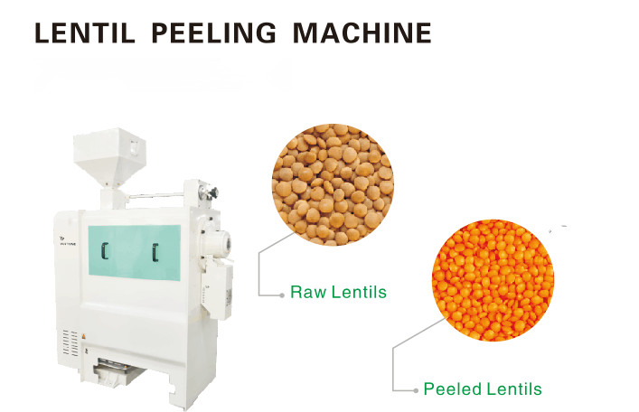 lentil peeling machine 