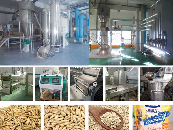 oatmeal processing plant