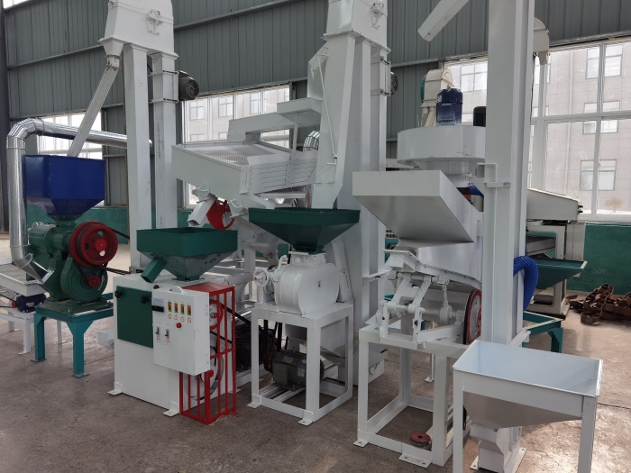 grain dehulling machine