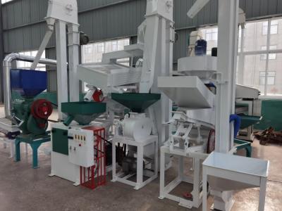 A complete set of grain processing equipment quotation