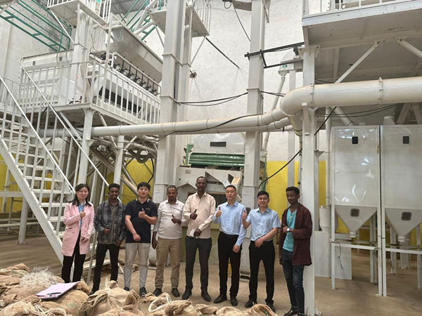 China Win Tone Machinery Installs Coffee Bean Cleaning Project in Ethiopia